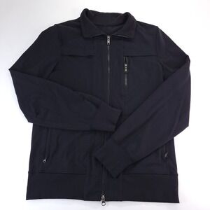 Men's Black Zip-Front Jacket
